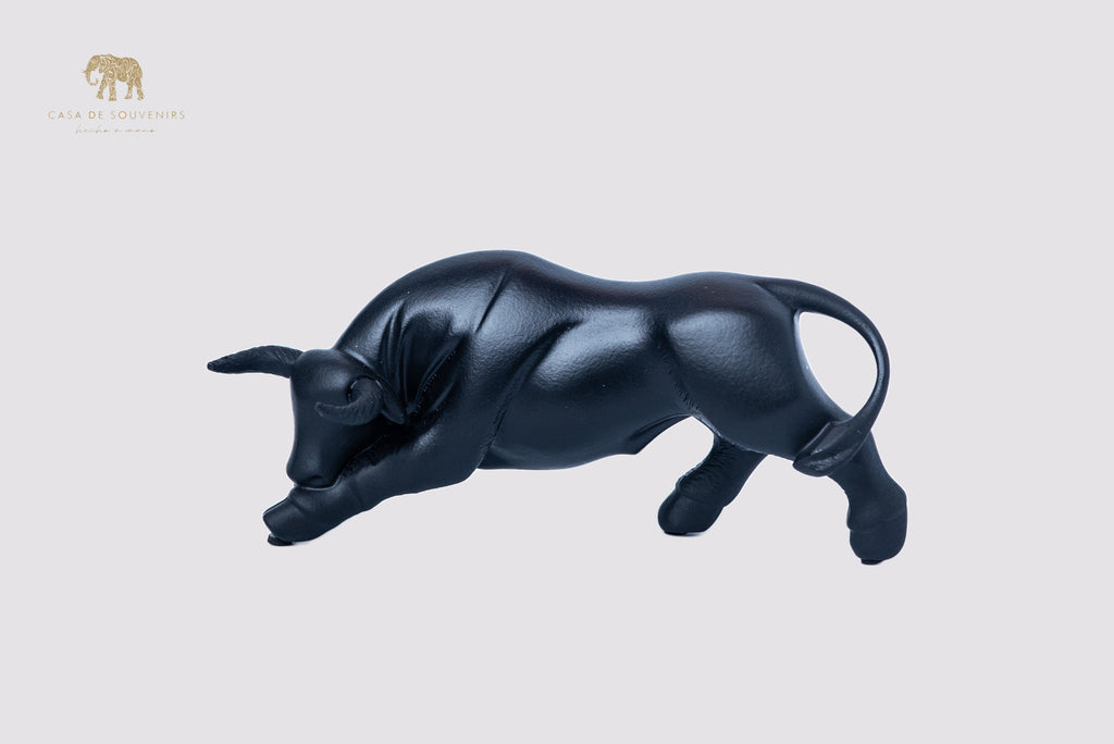 Black Handmade And Hand Painted Bull . One Of The Best Products In Spain