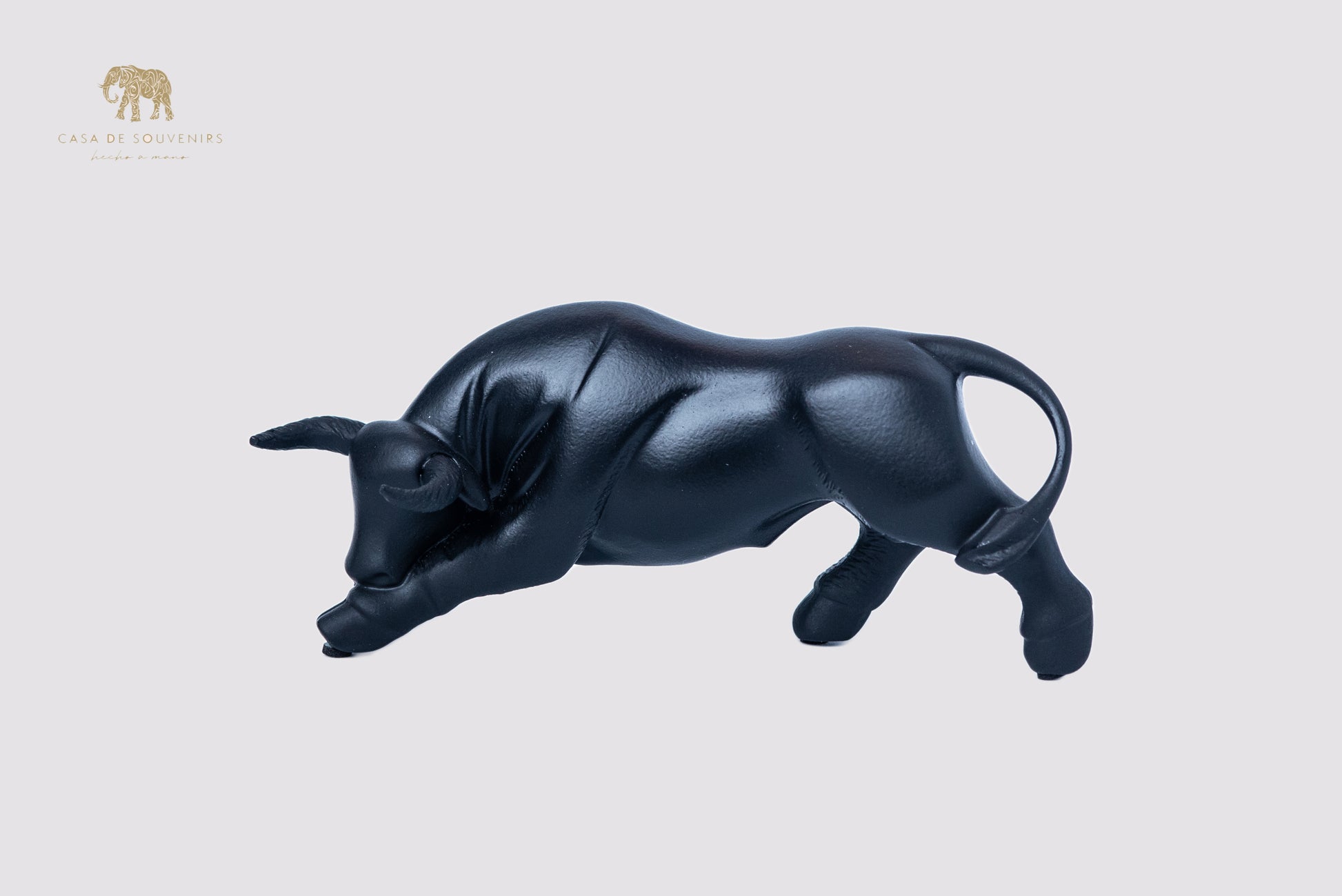 Black Handmade And Hand Painted Bull . One Of The Best Products In Spain