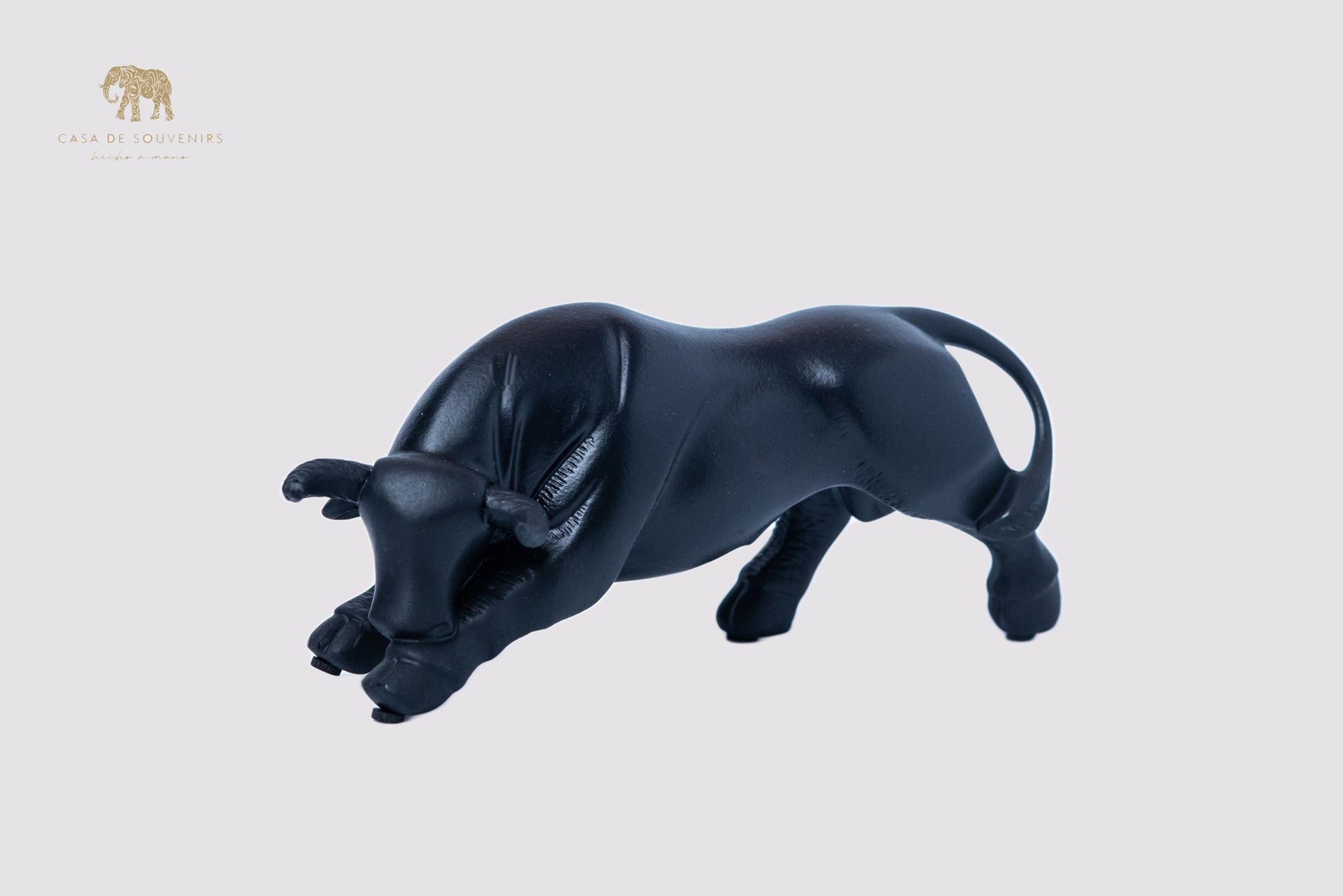 Black Handmade And Hand Painted Bull . One Of The Best Products In Spain