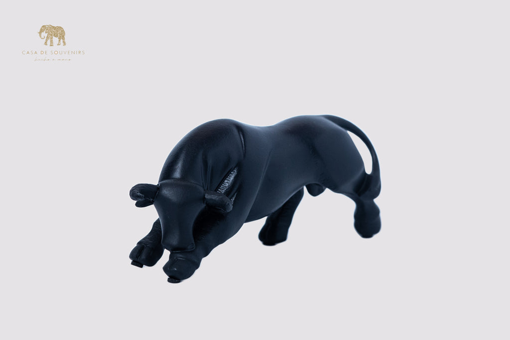 Black Handmade And Hand Painted Bull . One Of The Best Products In Spain