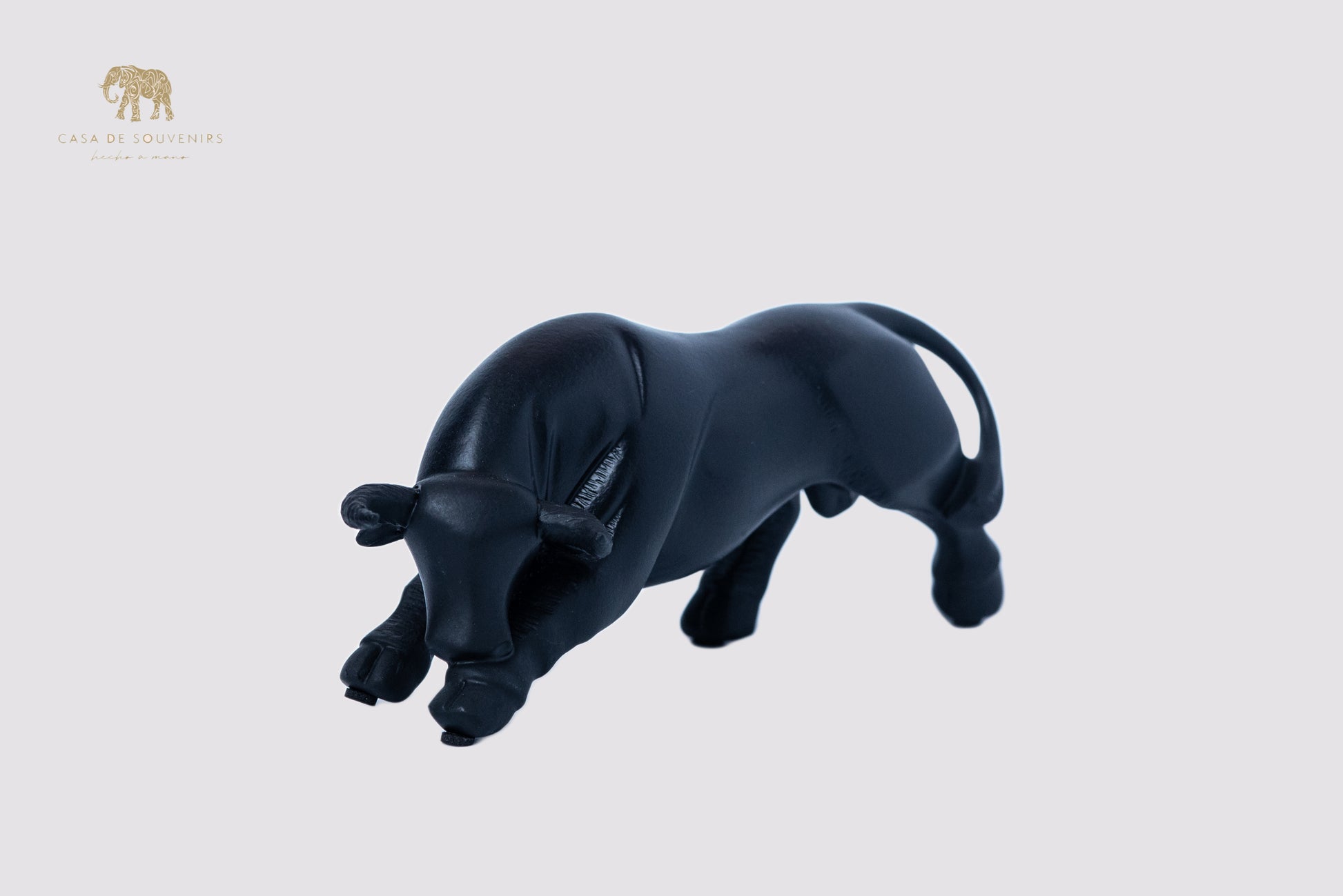Black Handmade And Hand Painted Bull . One Of The Best Products In Spain