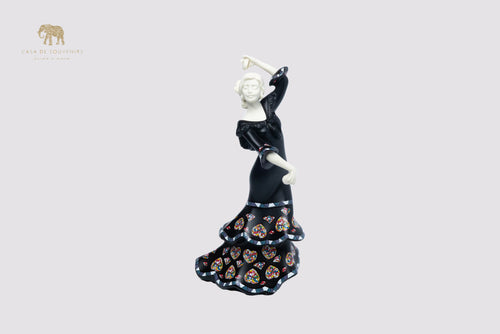 Black Dancer Handmade And Hand Painted With Flowers Design One Of The Best Products In Spain.