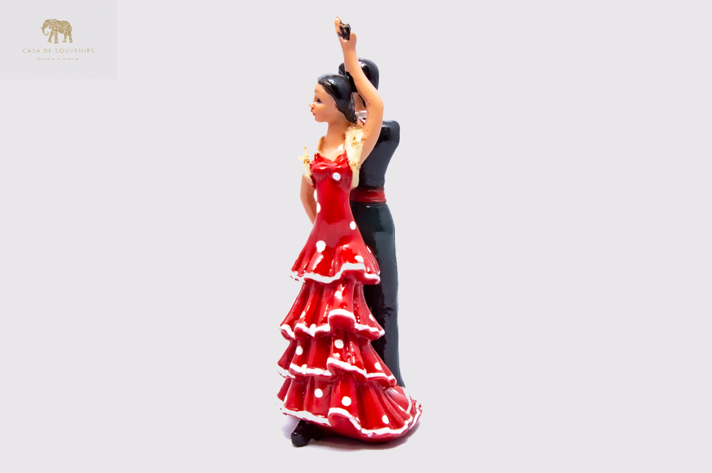 Flamenco Couple Mosaic Spanish dancer statue made with marble dust and with enamel. It's the best collection in Spain .
