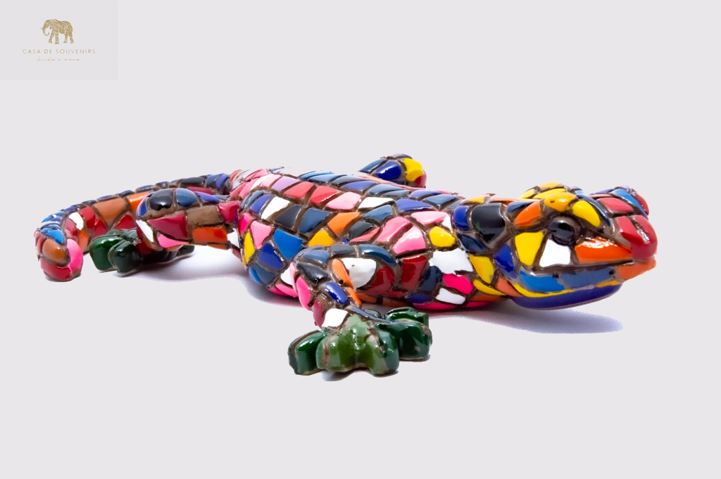 Mix Colors Salamander Figure , Figura De Salamandre , Figure De Salamandra, Salamander Decorative, Multicolor Salamander , Hand Painted