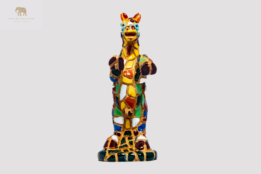 Mosaic Horse statue made with marble dust and with enamel. It's the best collection in Spain.